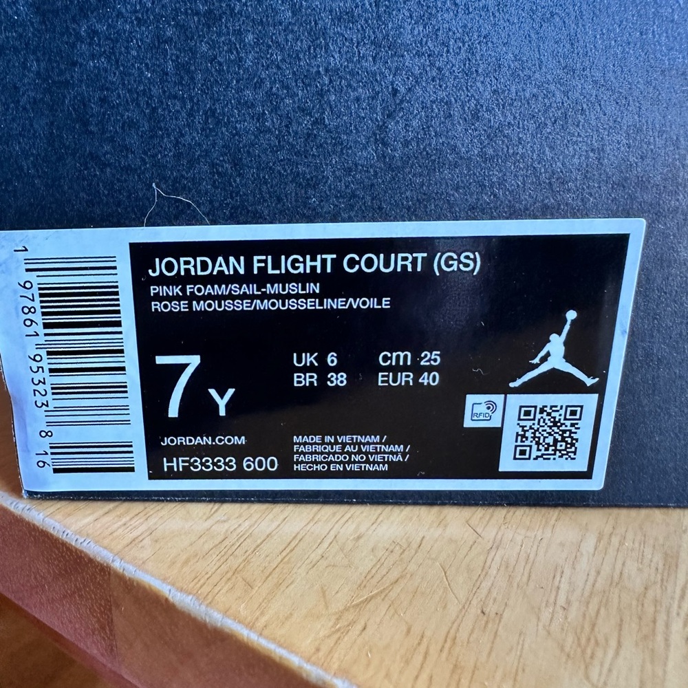 Jordan Flight - Women's Pastel Pink Low-Top Sneakers - Picture 8 of 8